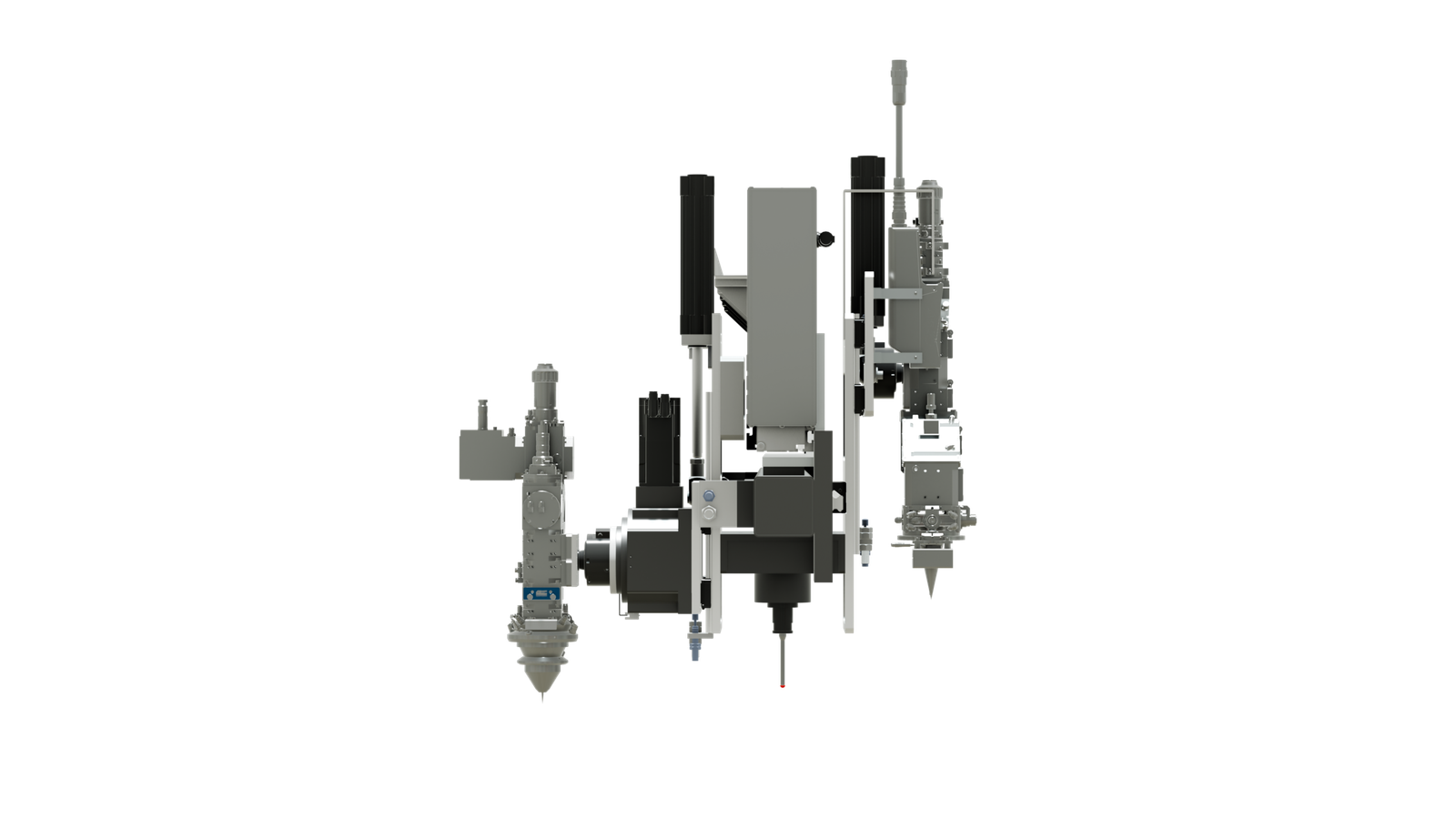 Powder and Wire head mounted on Axis